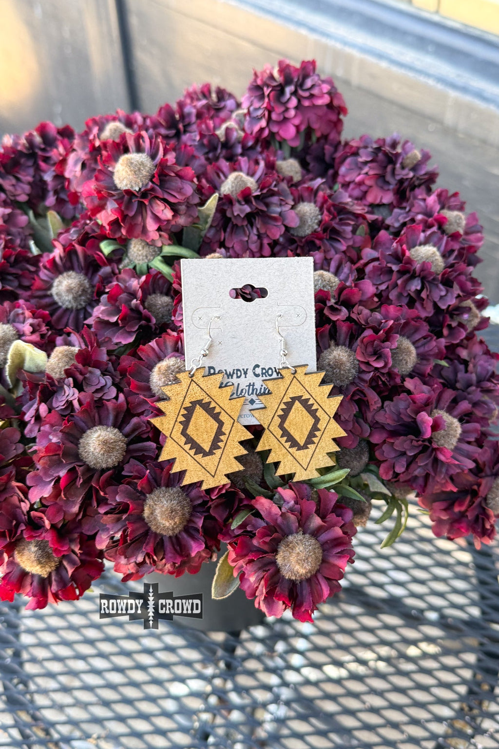 Aztec Cowgirl Earrings Rowdy Crowd Clothing
