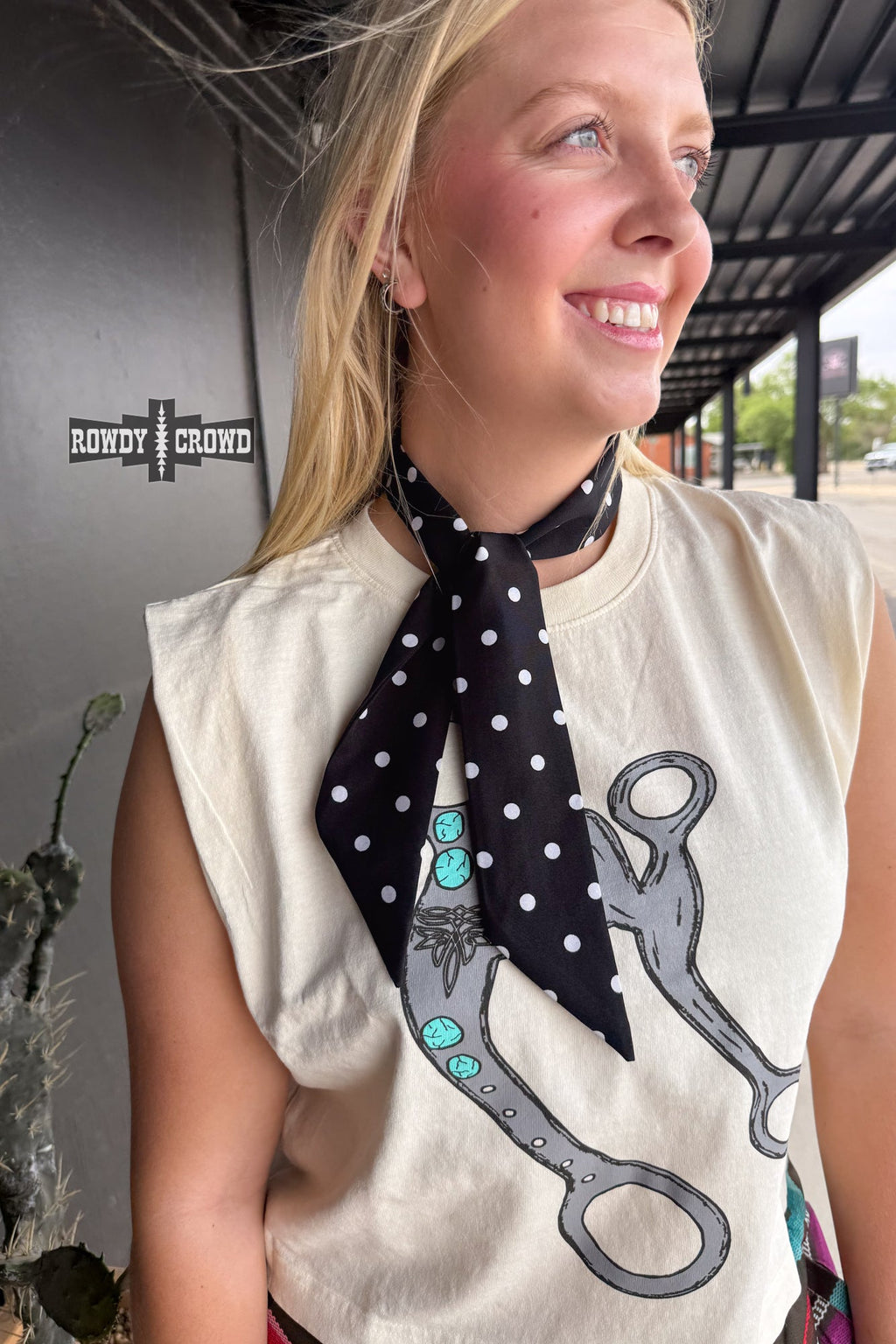 Black Dottie Twillie Rowdy Crowd Clothing