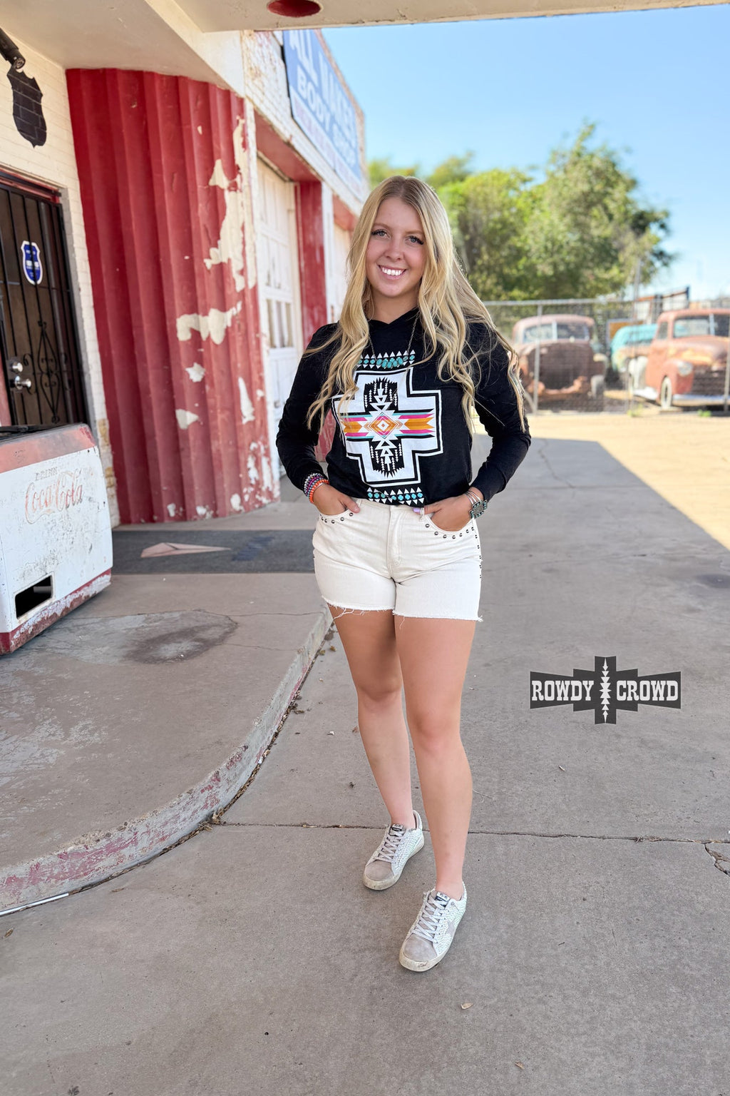 Angel Fire Hoodie Rowdy Crowd Clothing