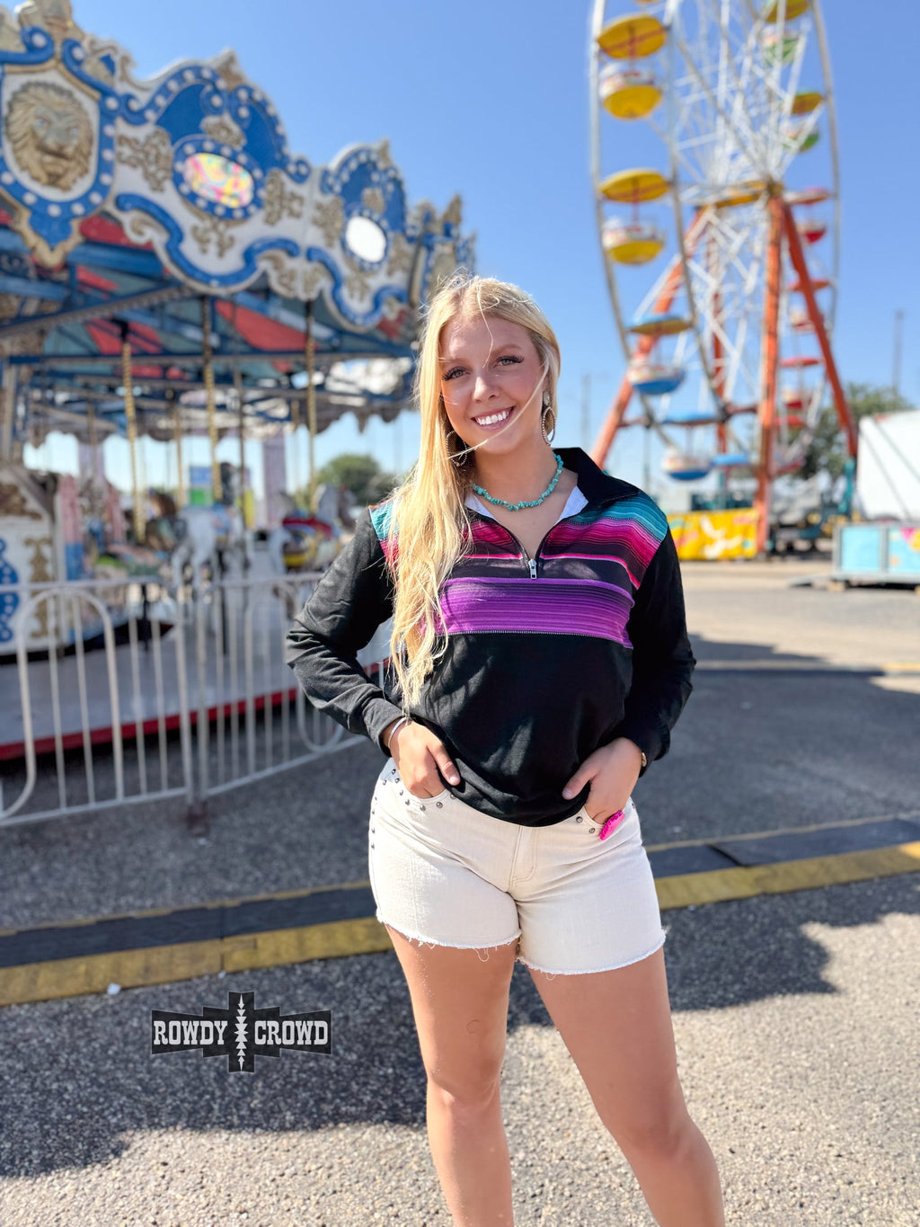 Gaucho Half Zip Rowdy Crowd Clothing