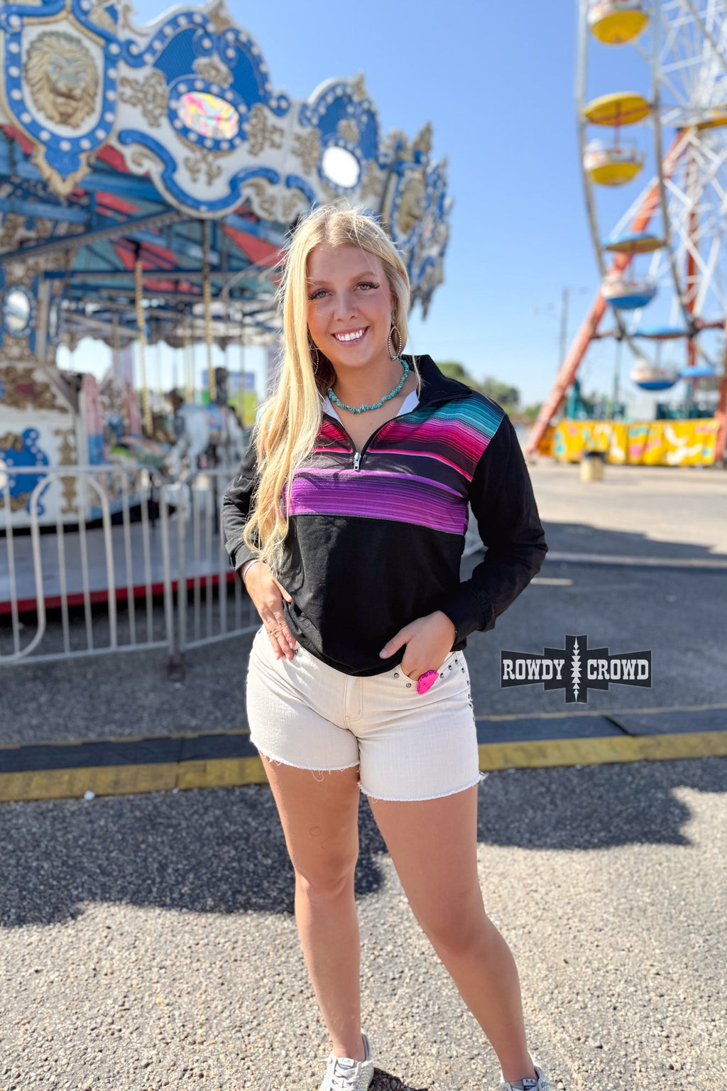 Gaucho Half Zip Rowdy Crowd Clothing