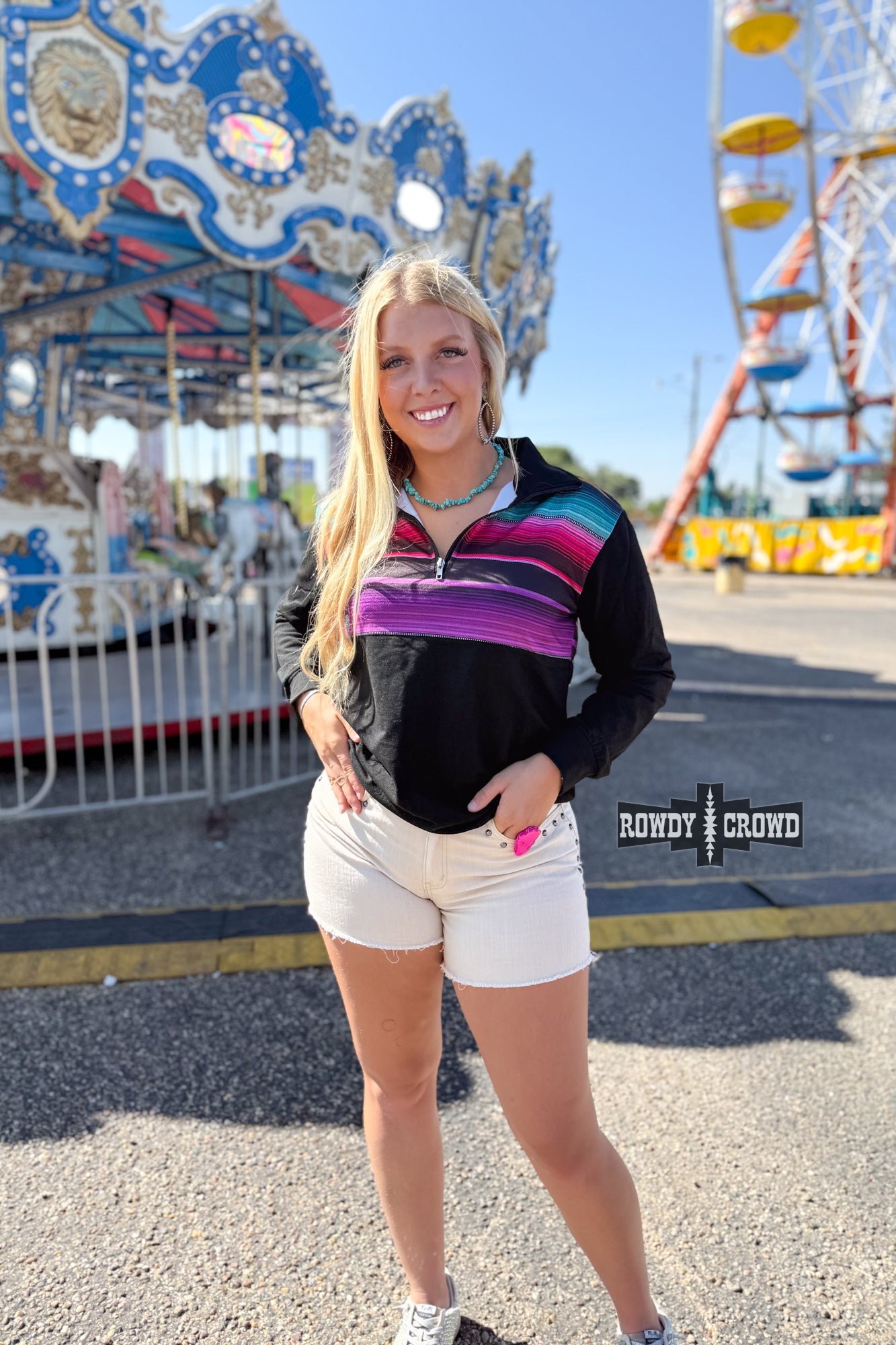 Gaucho Half Zip Rowdy Crowd Clothing