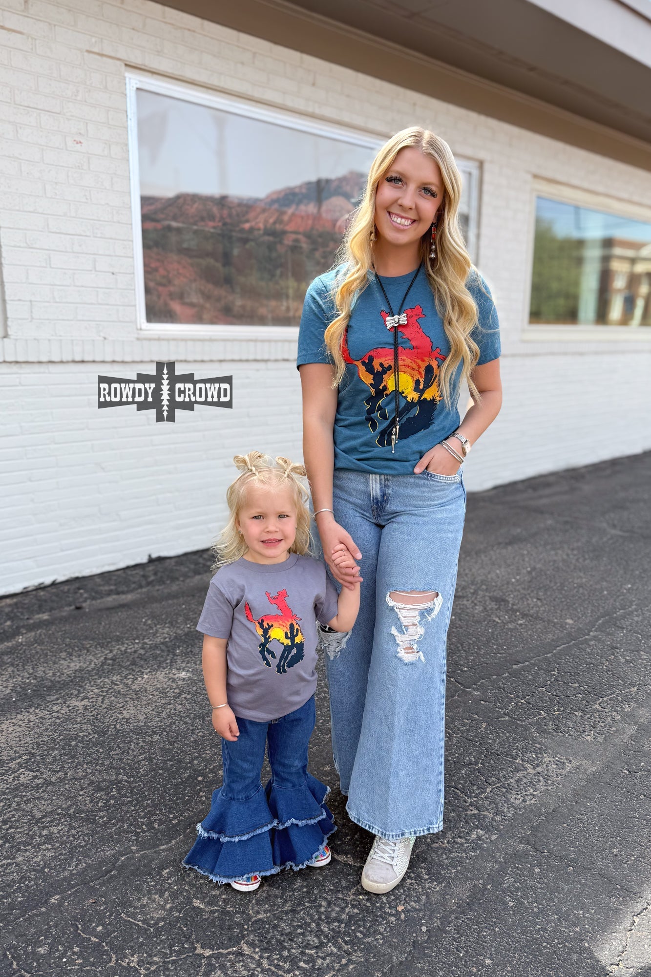 KIDS Bowie Bronc Tee Rowdy Crowd Clothing