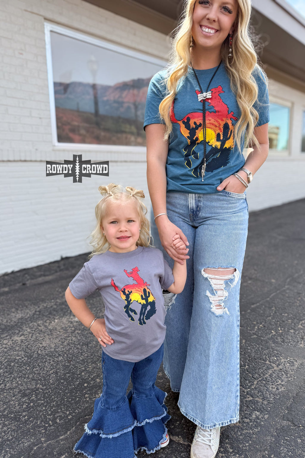 KIDS Bowie Bronc Tee Rowdy Crowd Clothing
