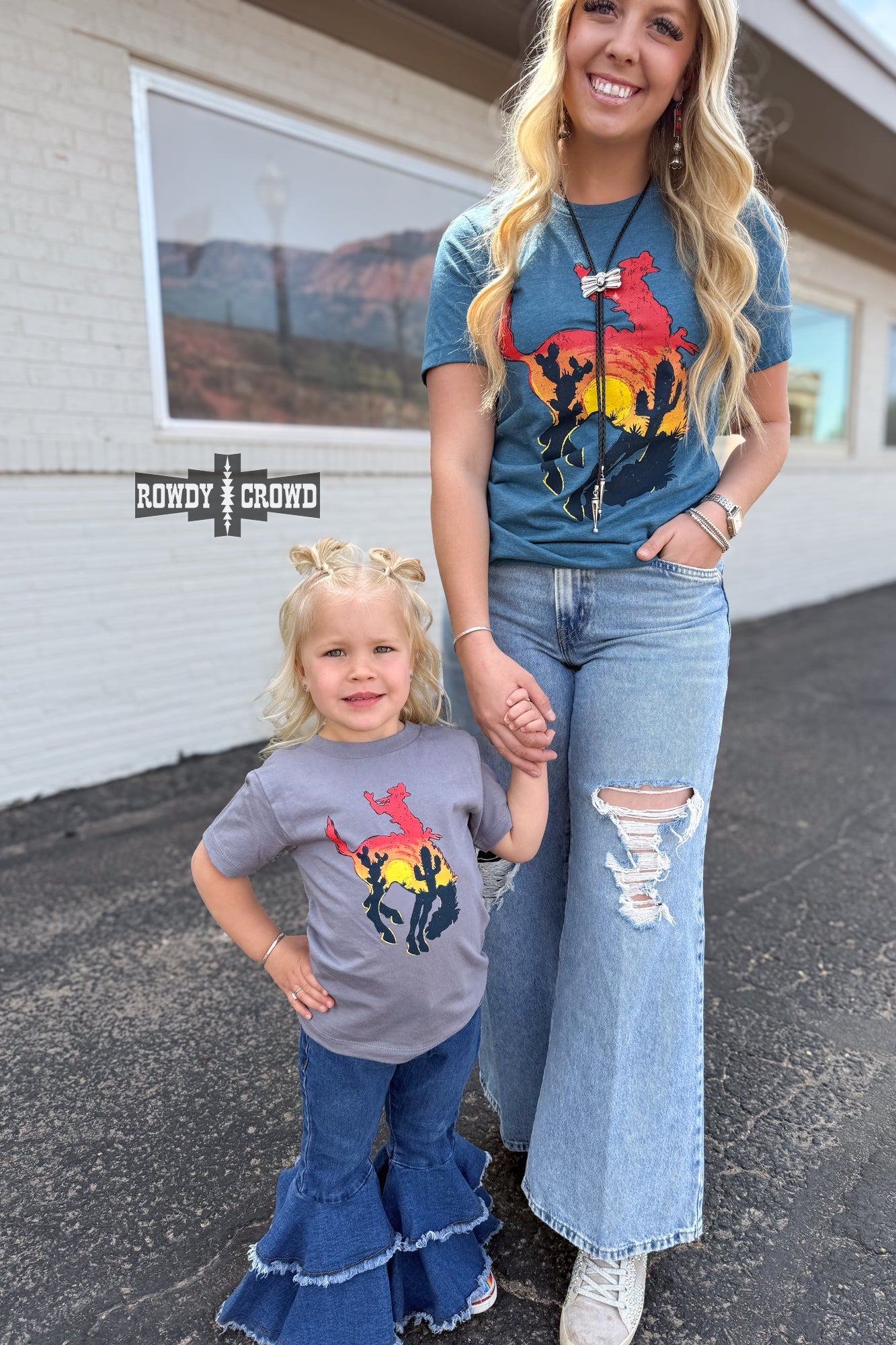 KIDS Bowie Bronc Tee Rowdy Crowd Clothing