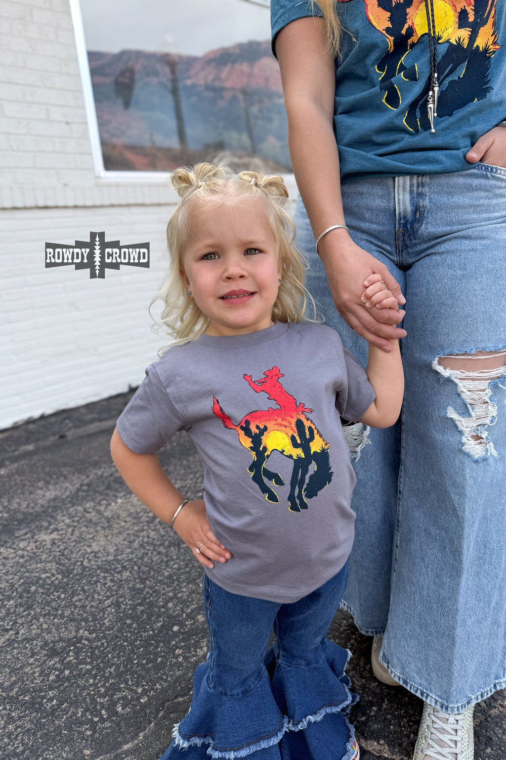 KIDS Bowie Bronc Tee Rowdy Crowd Clothing