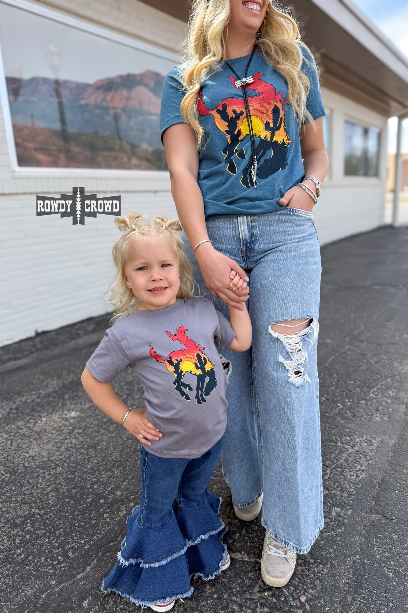 KIDS Bowie Bronc Tee Rowdy Crowd Clothing