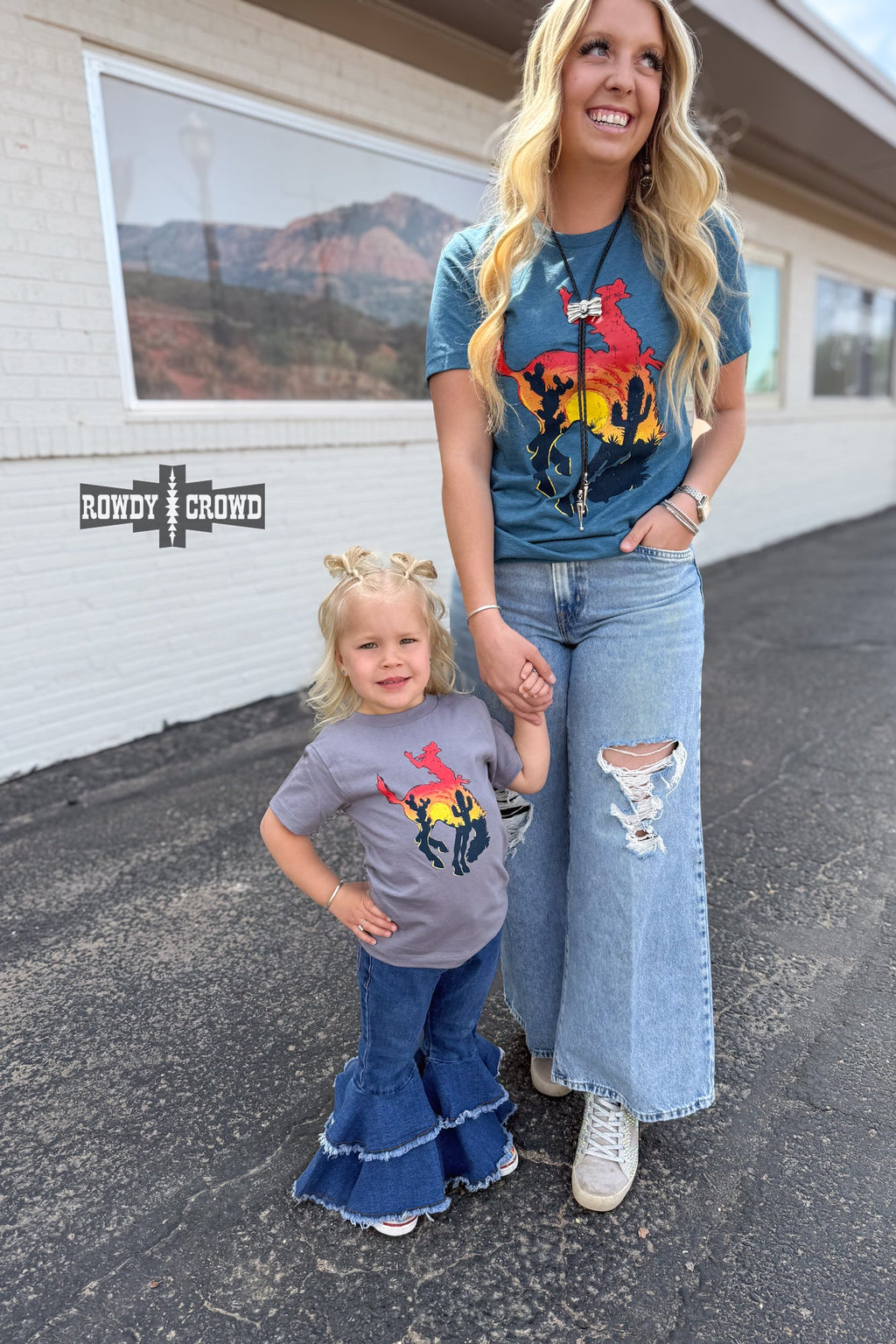KIDS Bowie Bronc Tee Rowdy Crowd Clothing