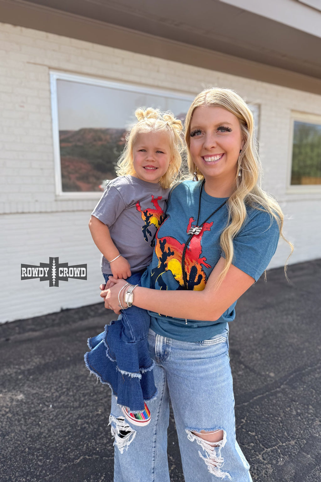 KIDS Bowie Bronc Tee Rowdy Crowd Clothing