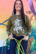 OLIVE Wild & Western Sweater Rowdy Crowd Clothing