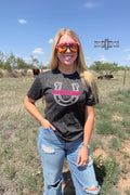 PINK Lucky Rodeo Tee Rowdy Crowd Clothing
