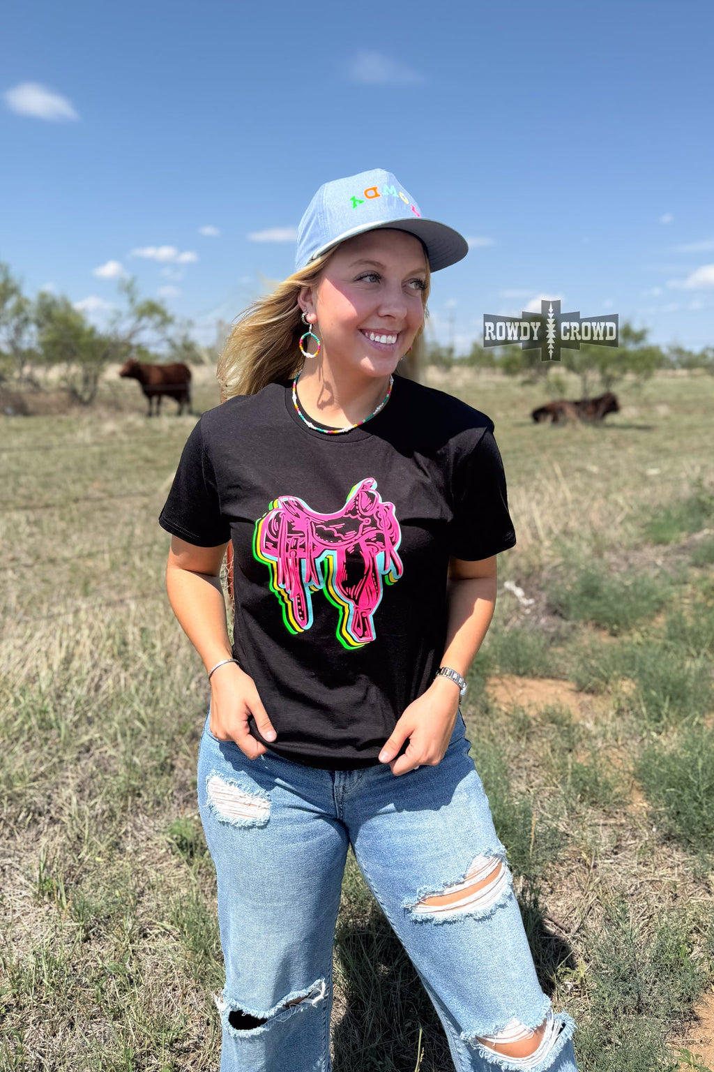 Saddle Bum Tee Rowdy Crowd Clothing