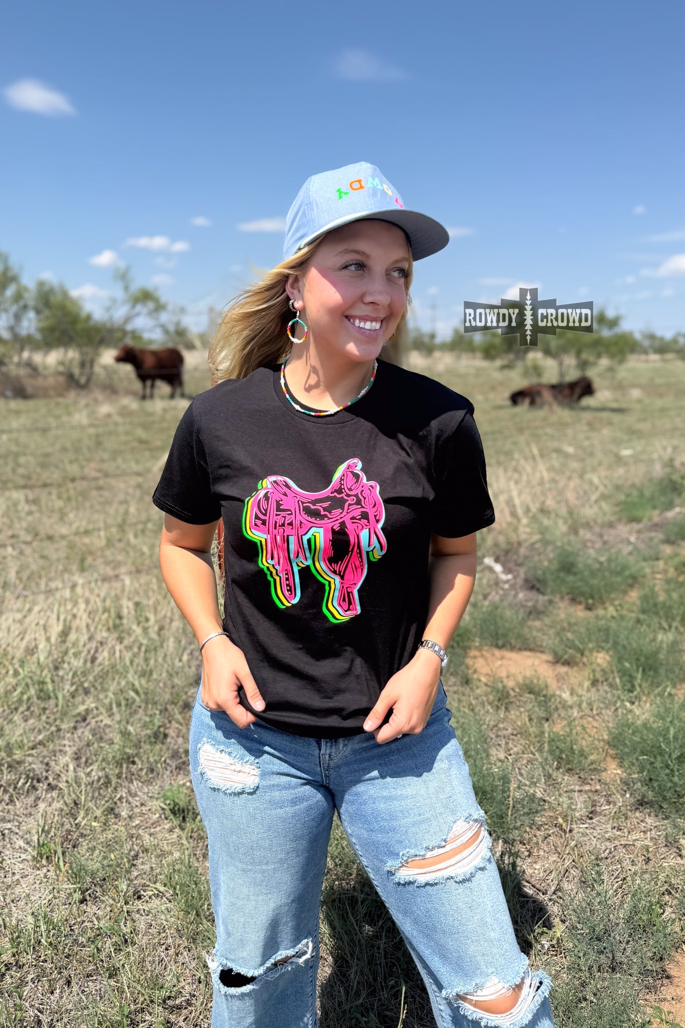 Saddle Bum Tee Rowdy Crowd Clothing