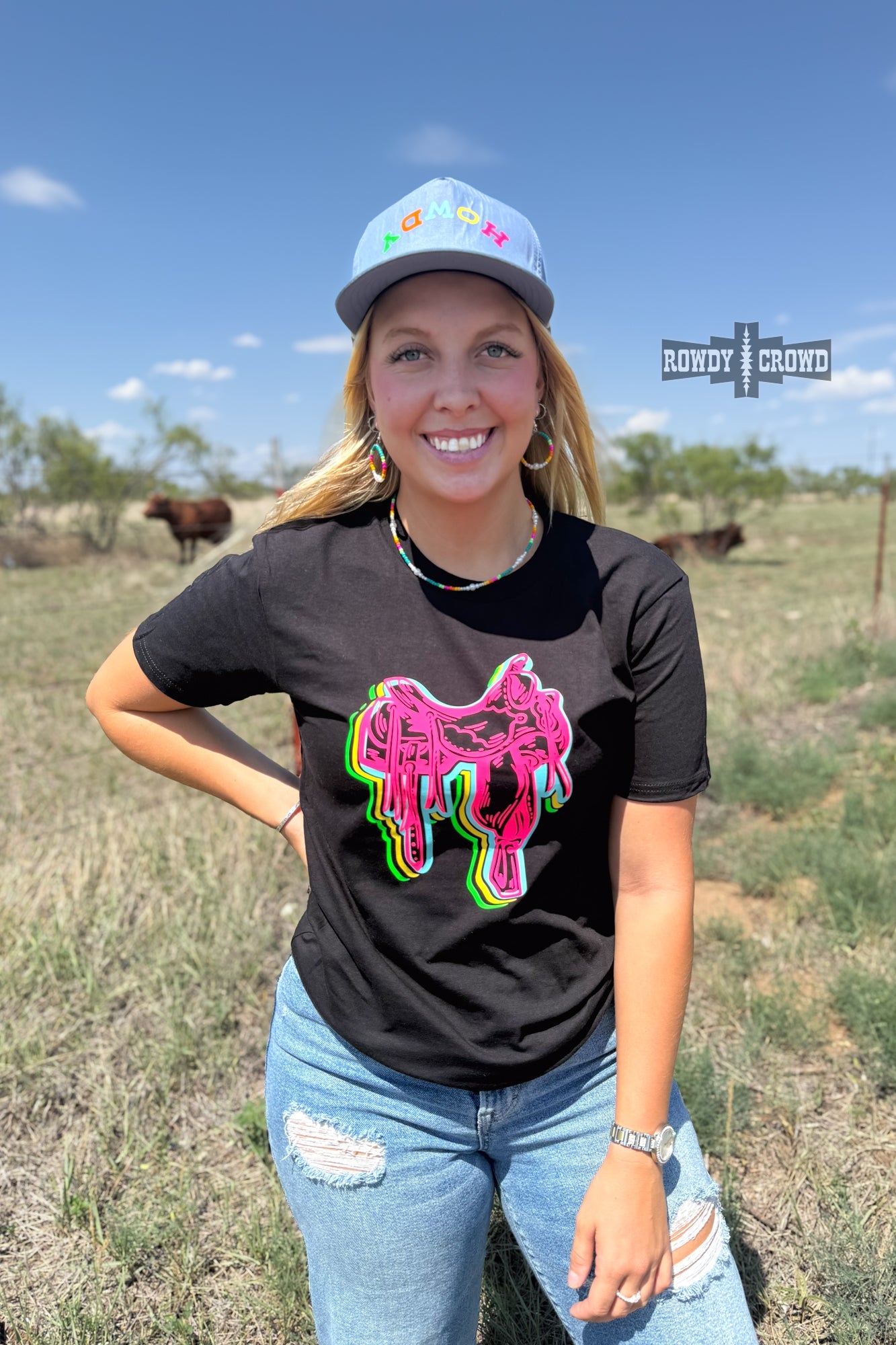 Saddle Bum Tee Rowdy Crowd Clothing