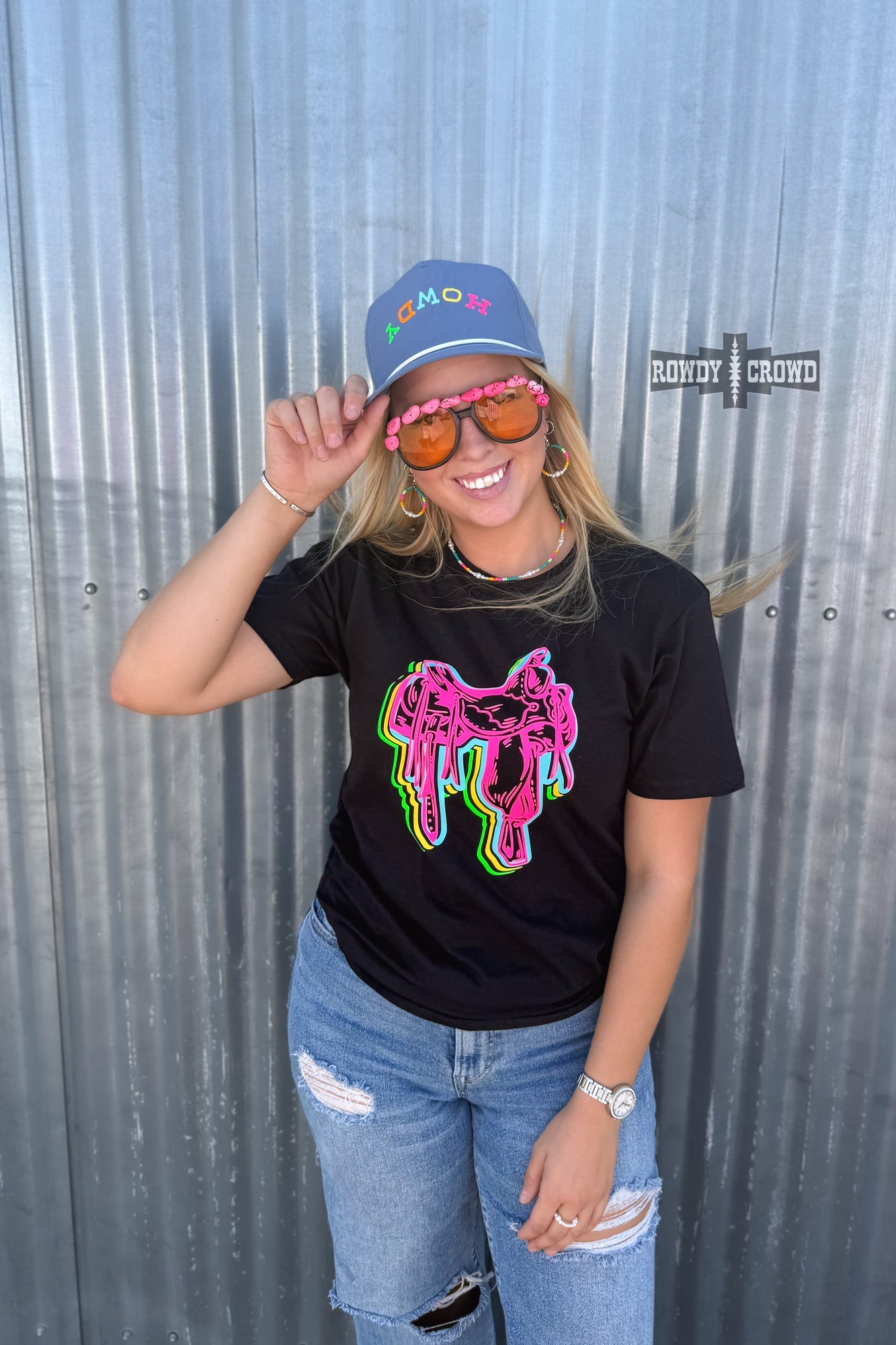 Saddle Bum Tee Rowdy Crowd Clothing