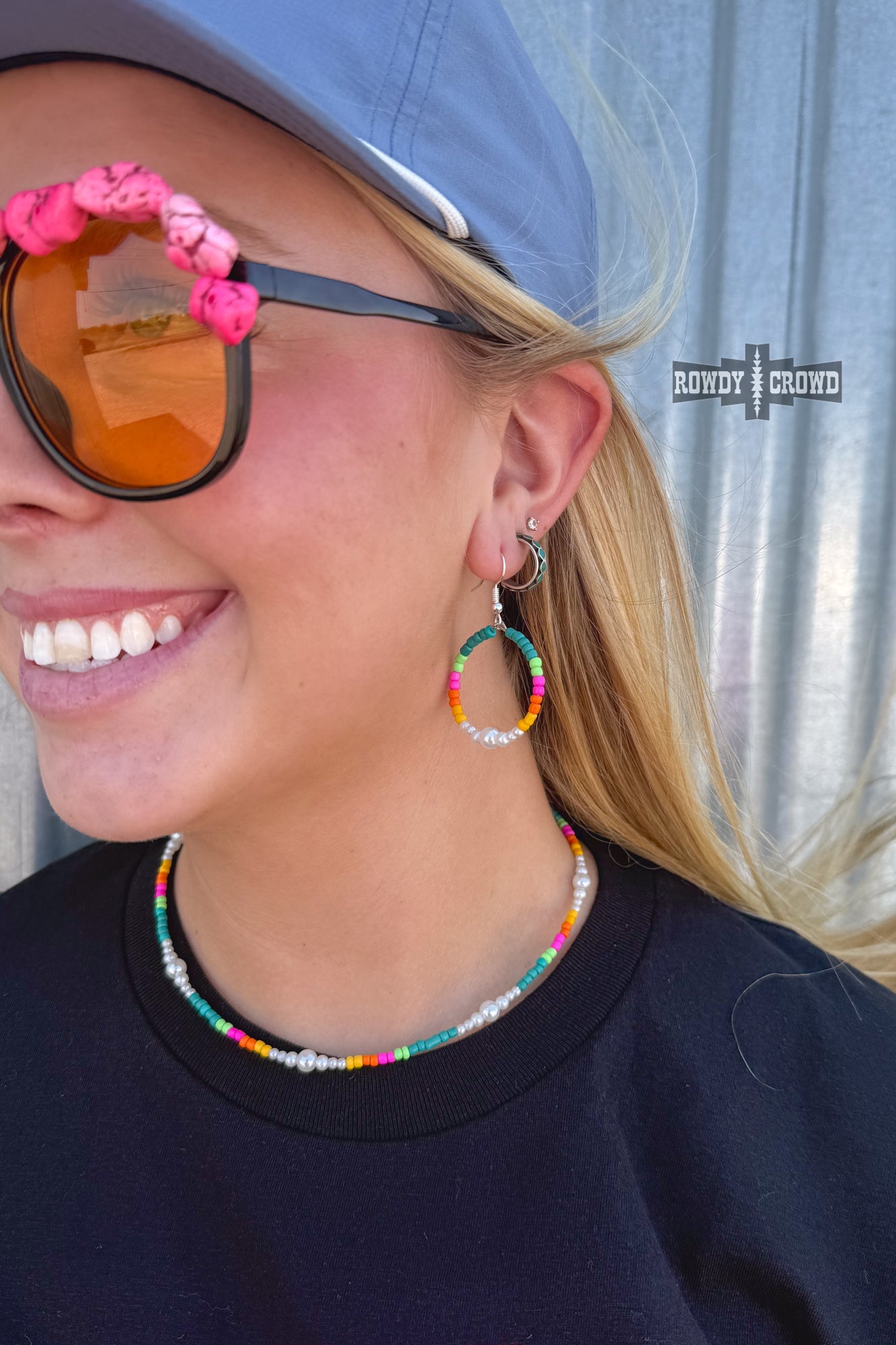 Neon Nights EARRINGS Rowdy Crowd Clothing