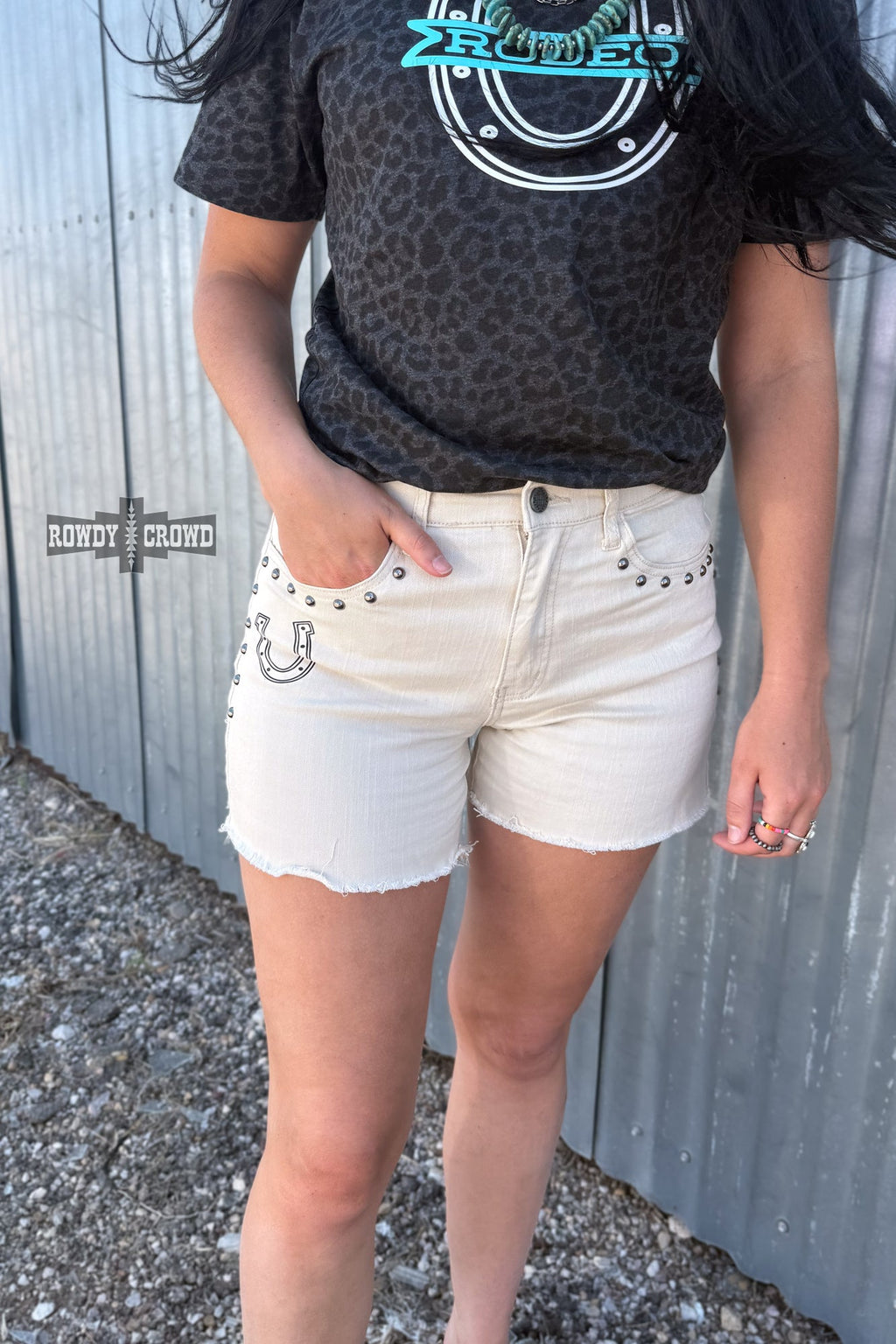 Good Luck Cowboy Shorts Rowdy Crowd Clothing