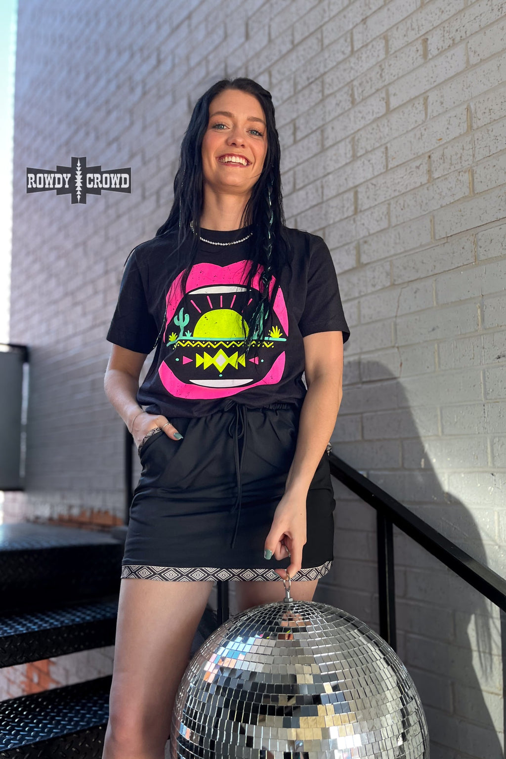 Sedona Aztec Skort Rowdy Crowd Clothing