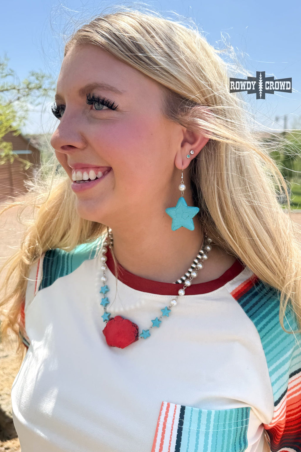 Miss America Earrings Rowdy Crowd Clothing
