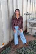 Leopard Lady Button Up Rowdy Crowd Clothing