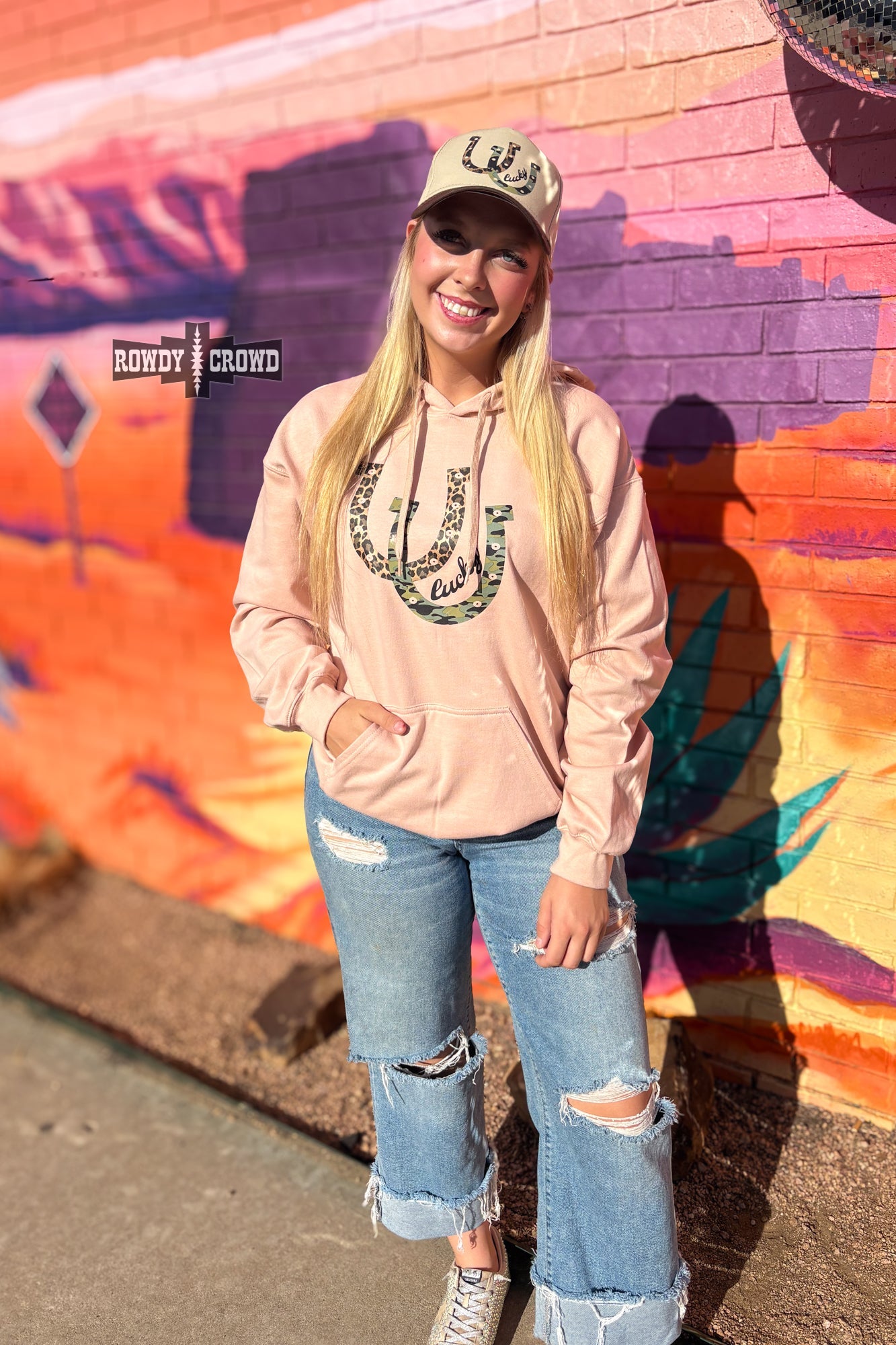 Lucky Horseshoe HOODIE Rowdy Crowd Clothing