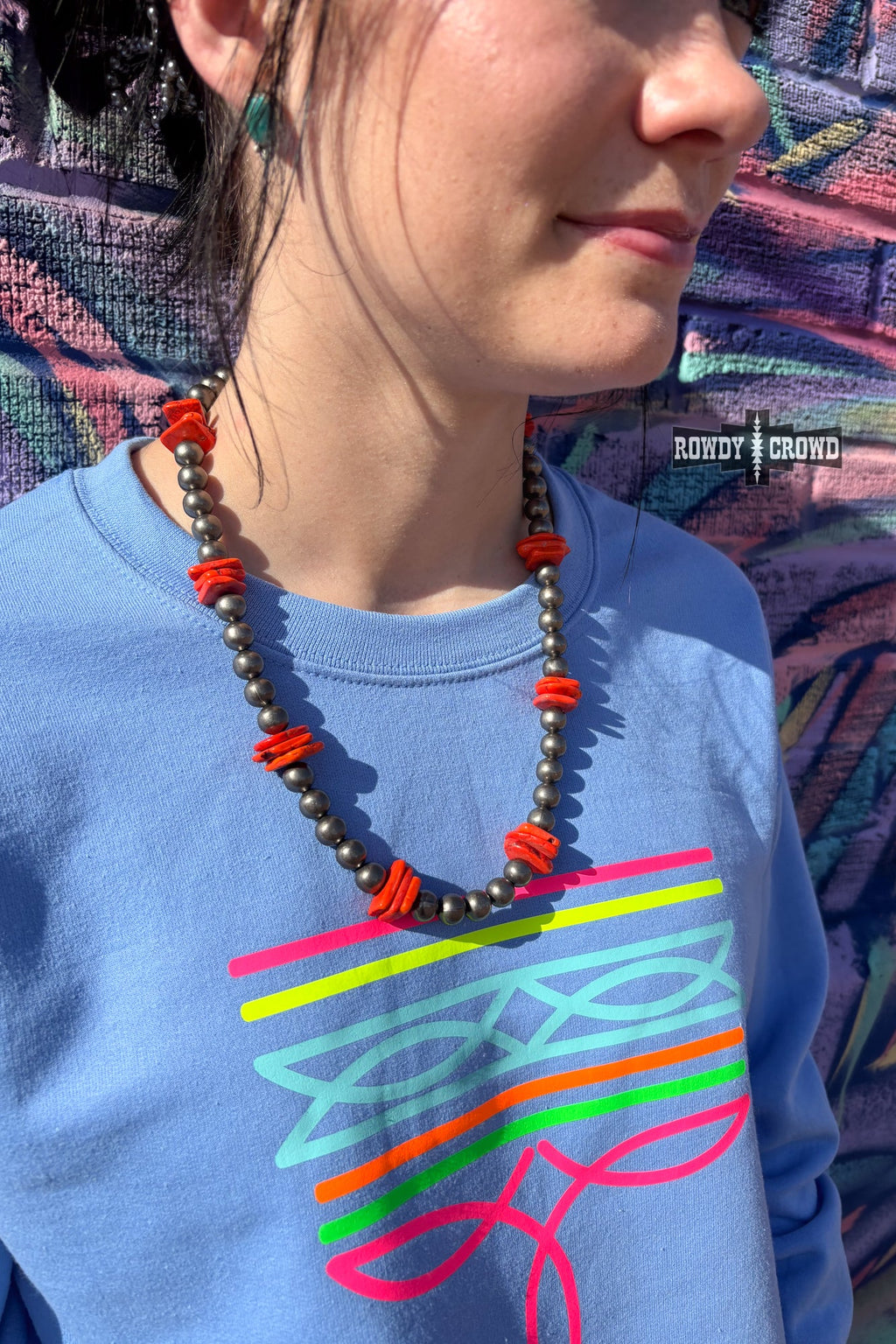 High Moon Necklace Rowdy Crowd Clothing