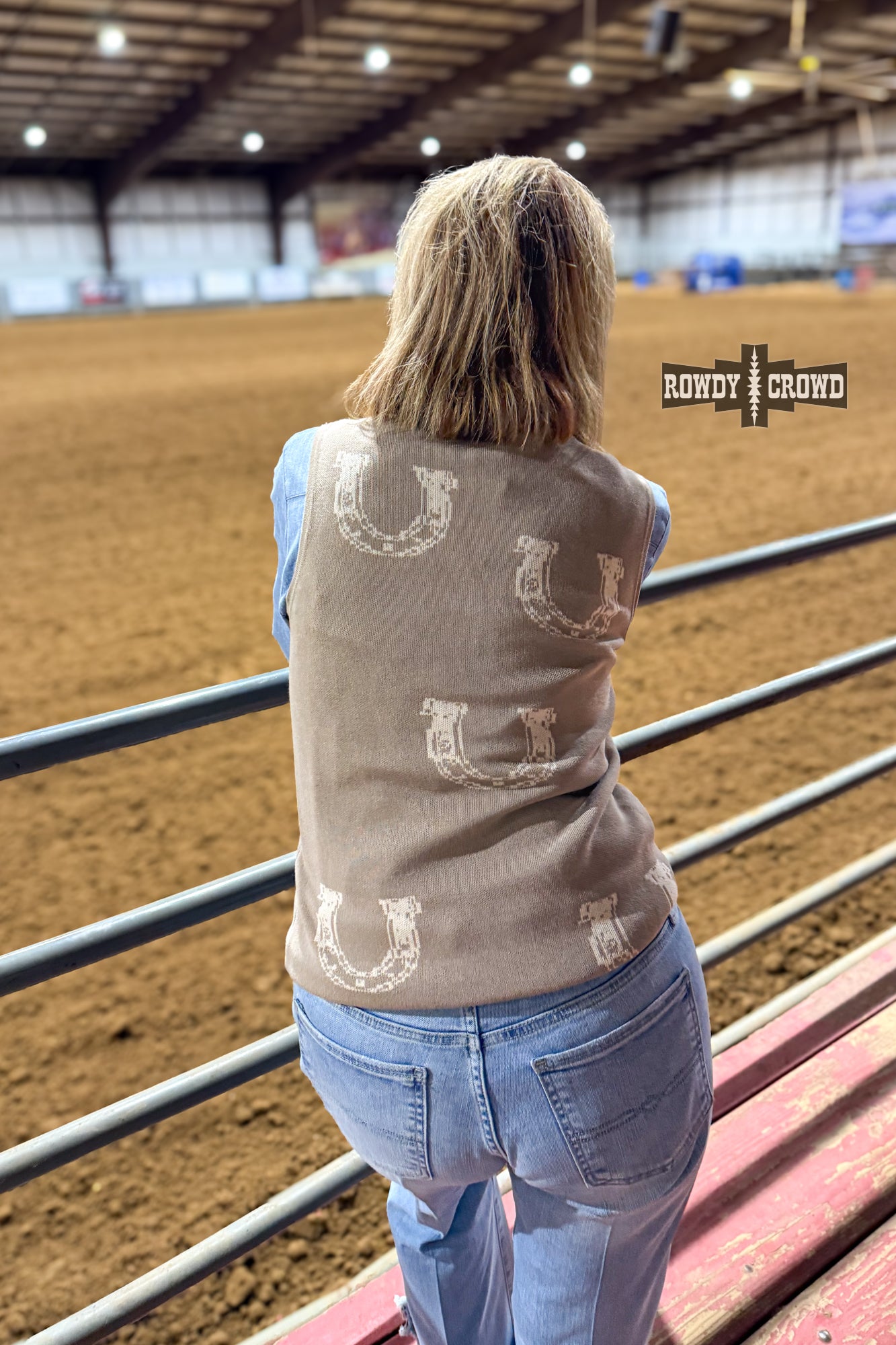 Horseshoe Honey Tank Rowdy Crowd Clothing