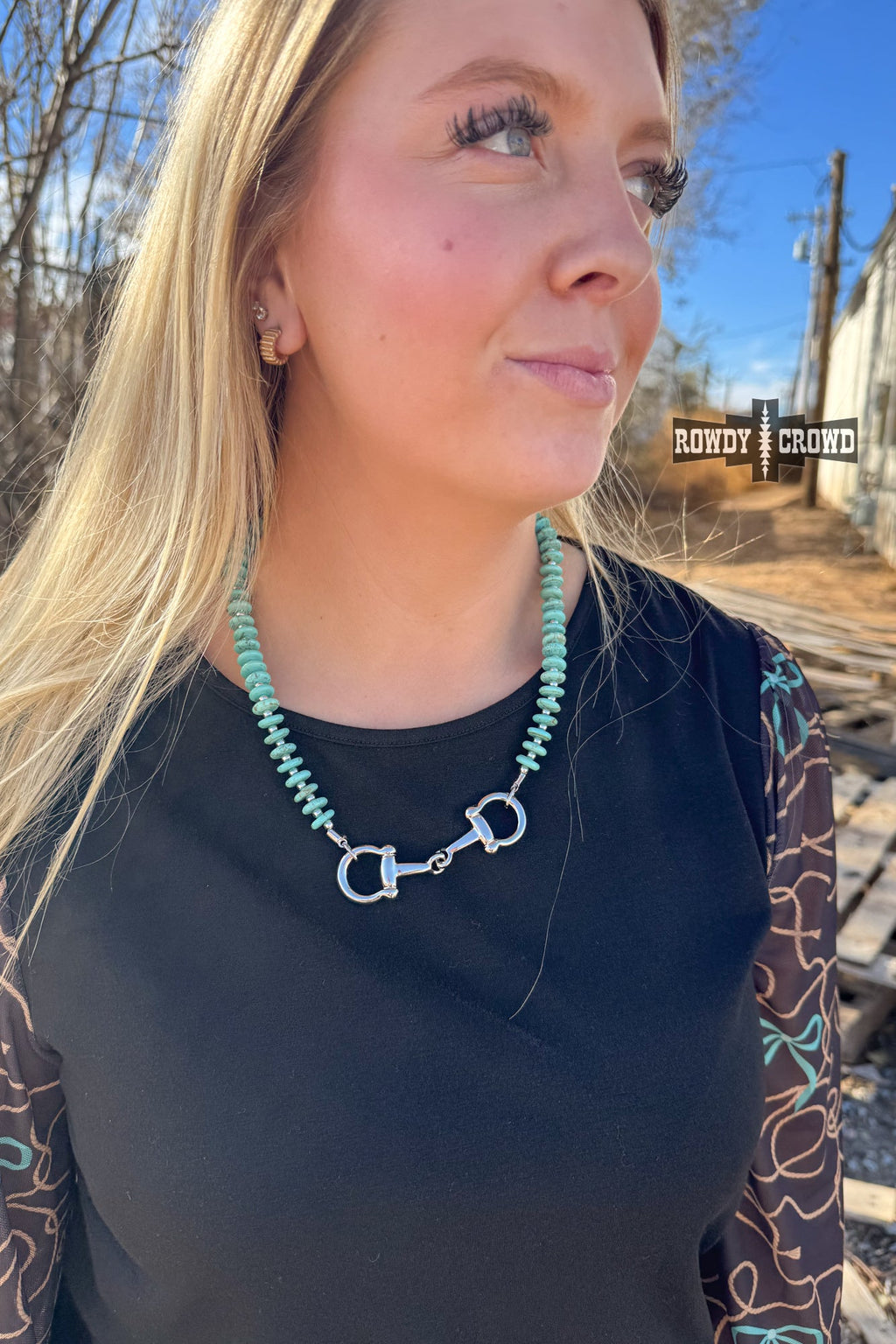 Buckin' Bit Necklace Rowdy Crowd Clothing