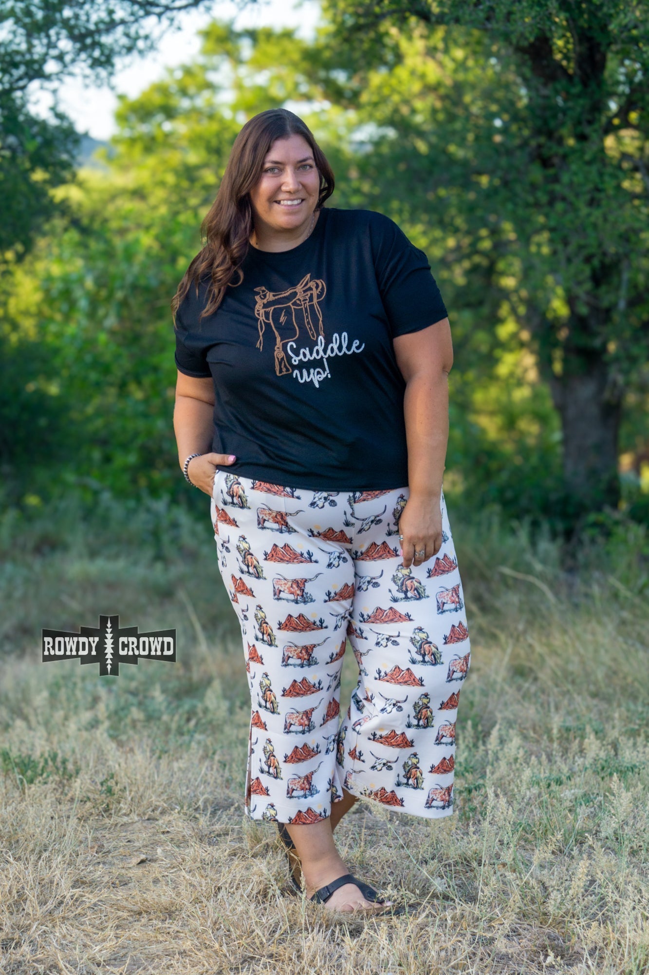 Saddle Up Tee Rowdy Crowd Clothing