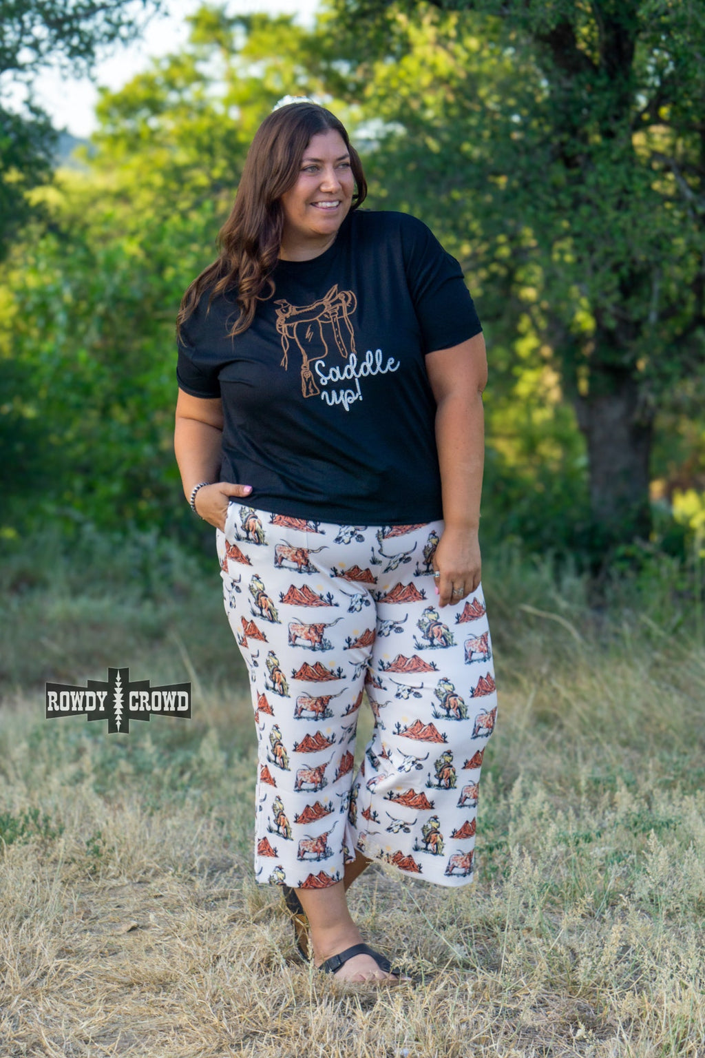 Saddle Up Tee Rowdy Crowd Clothing