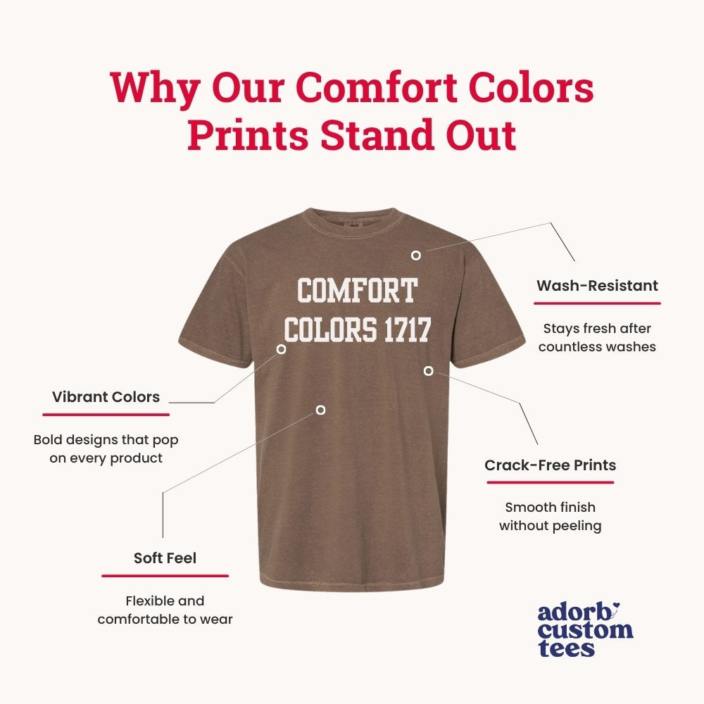 Comfort Colors Vintage Football Bow T-Shirt – Cute Game Day Tee for Women