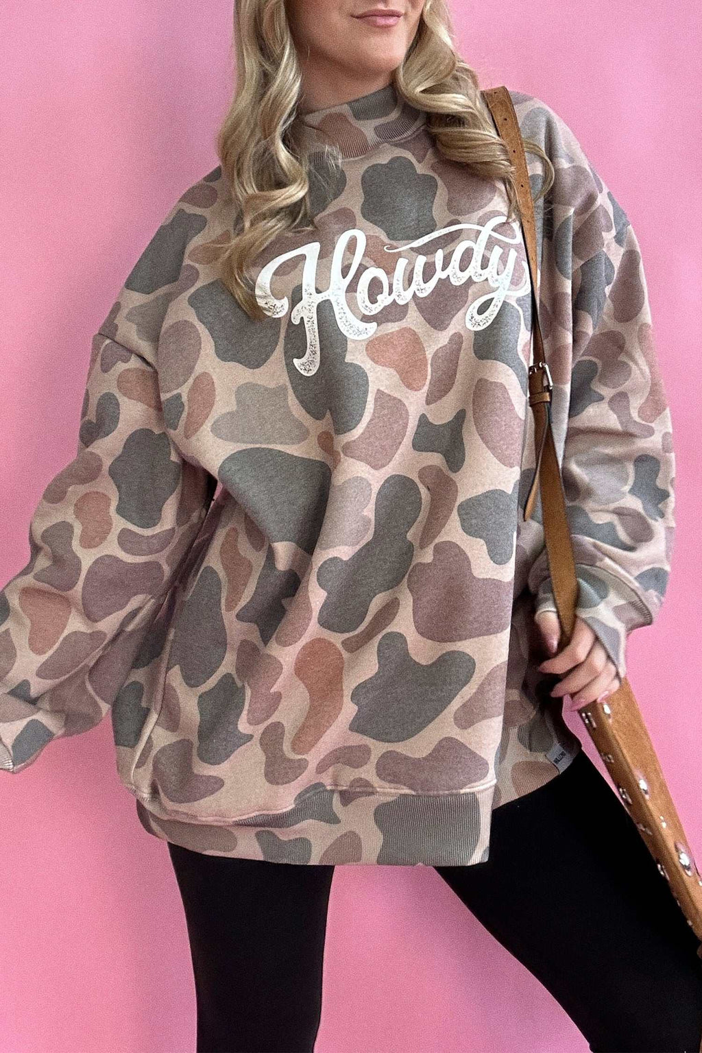 Camo Howdy pullover sweatshirt, alternate view