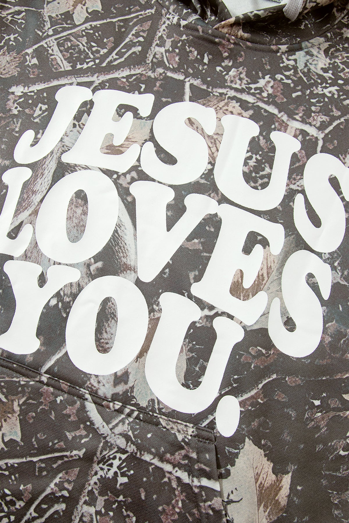 Jesus Loves You camo hoodie, view 12