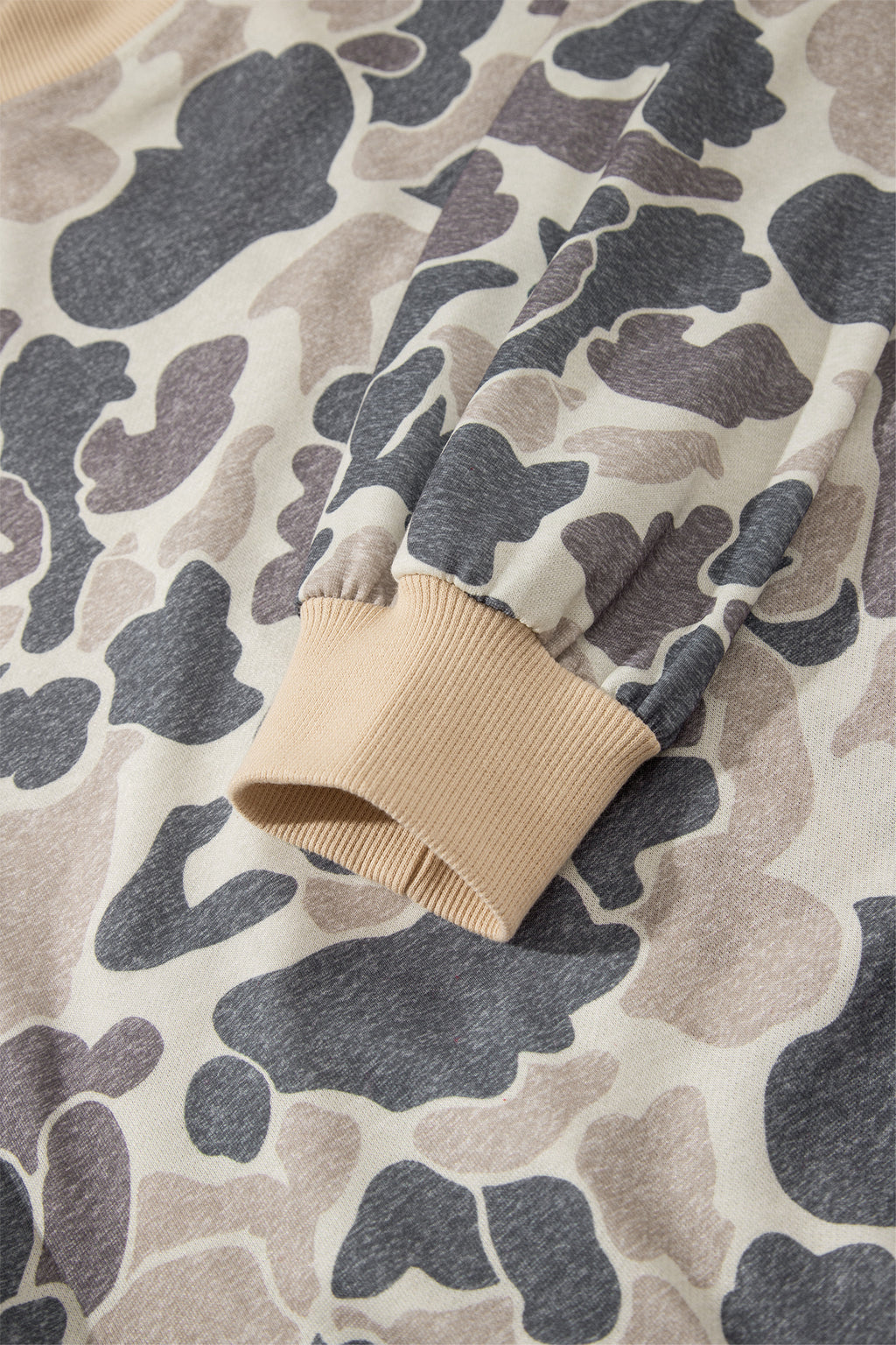 Camo zip bomber sweatshirt, view 13
