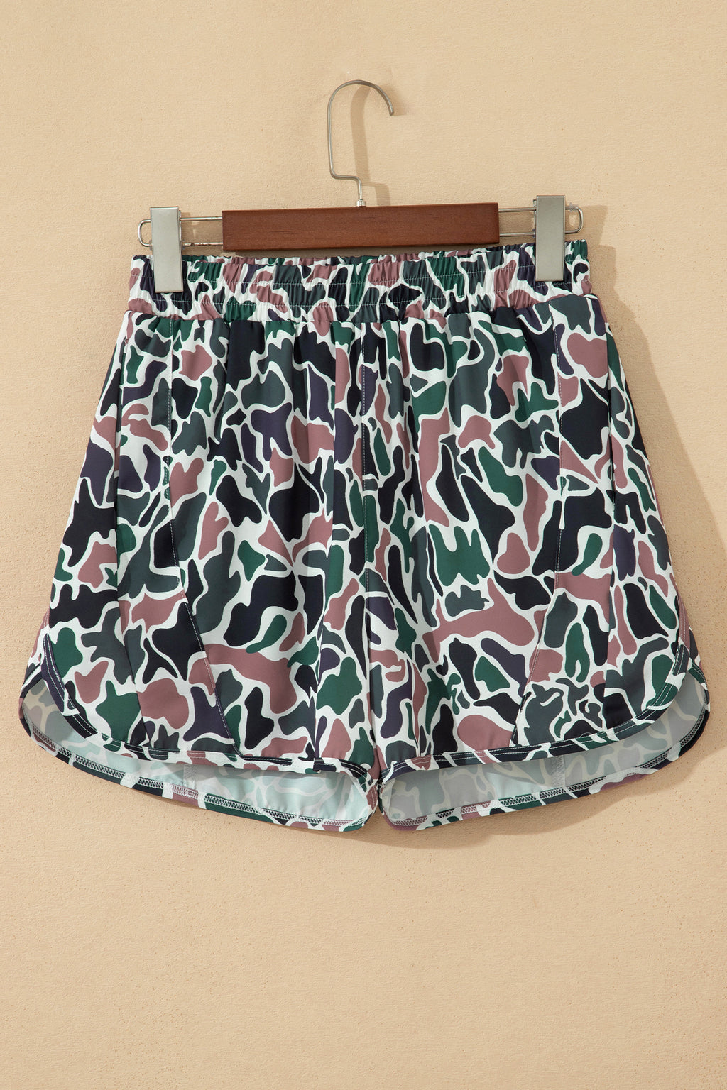 Multicolour Camouflage Print Athletic Lined Shorts Dear-Lover Dropshipping