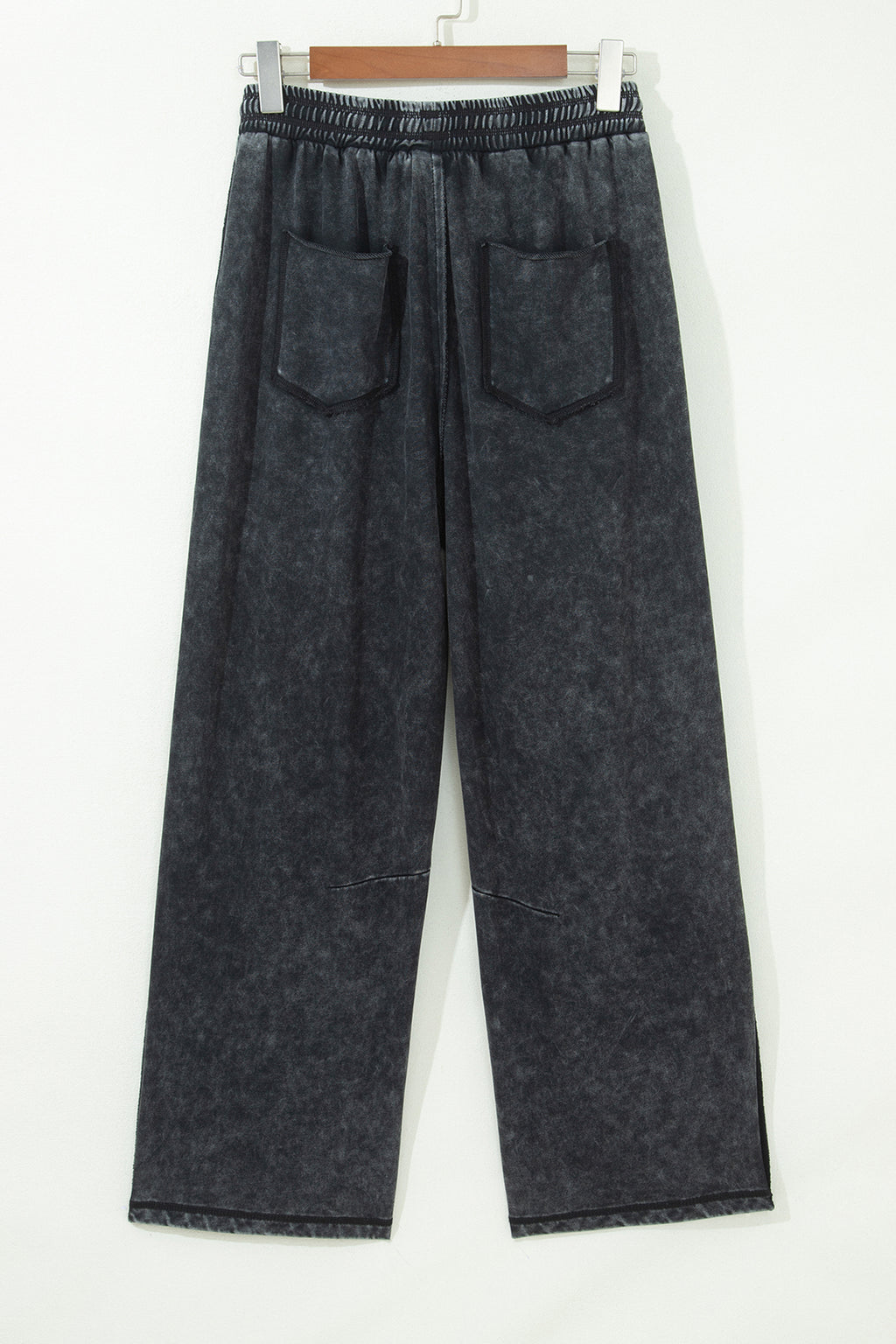 Black barrel pants, view 5