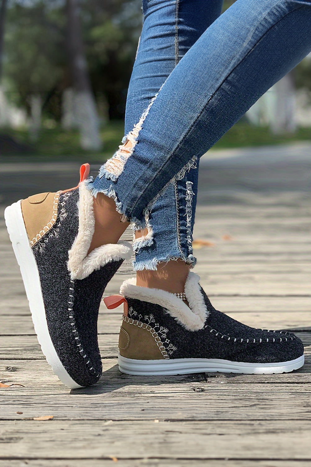 Beige suede ankle boots, view 8