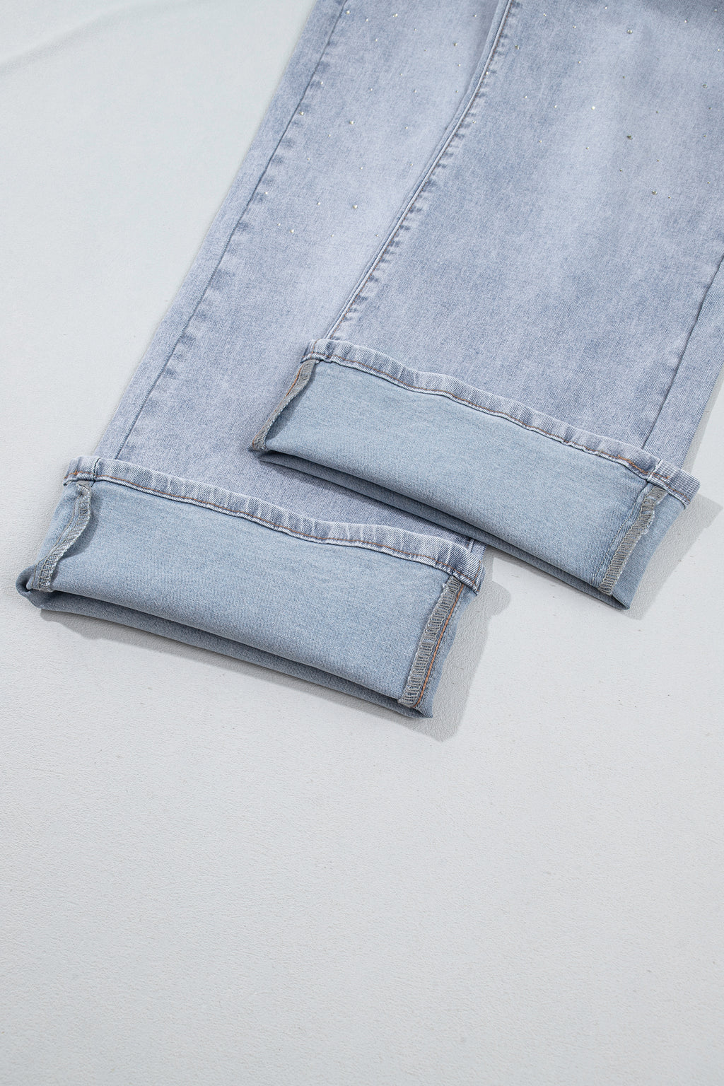 Beau Blue Sparkle Detail Western Casual Shift Jeans BD Collective