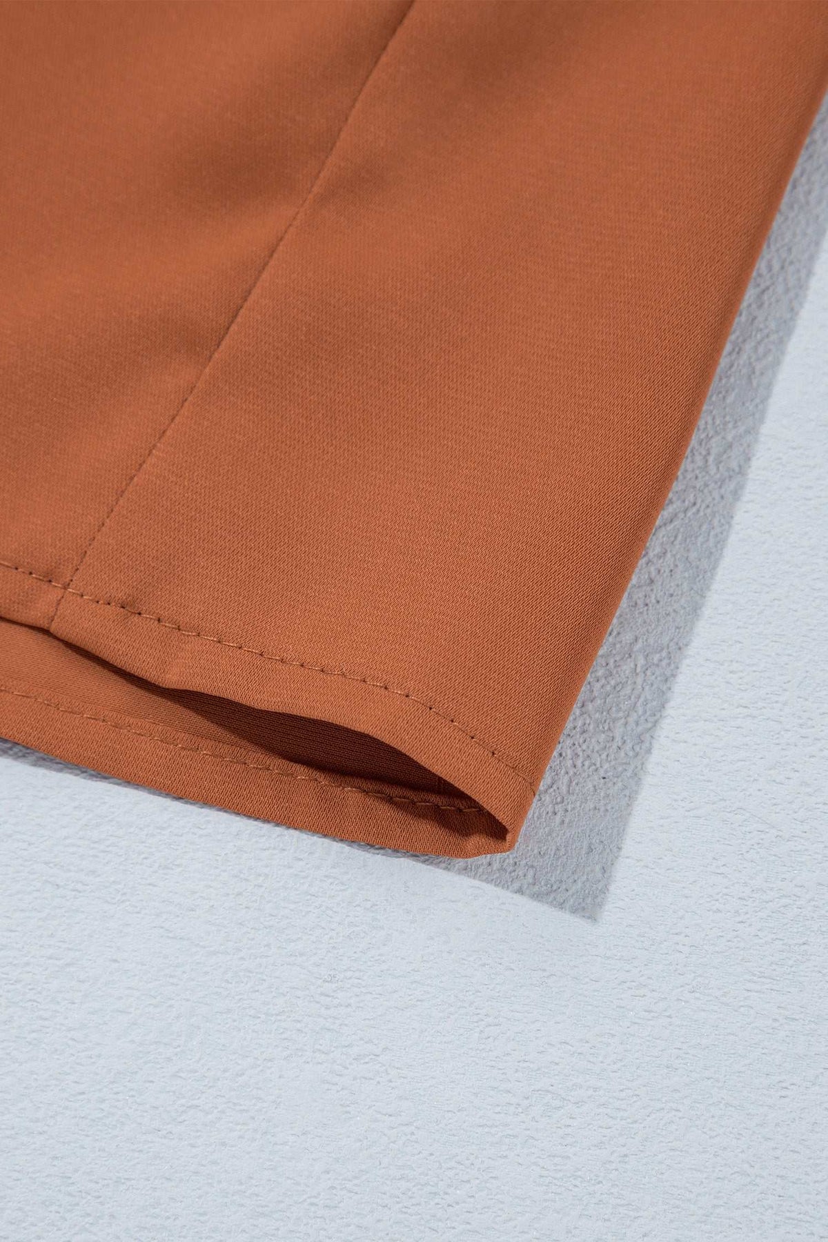 Chestnut boho plus size blouse, view 12