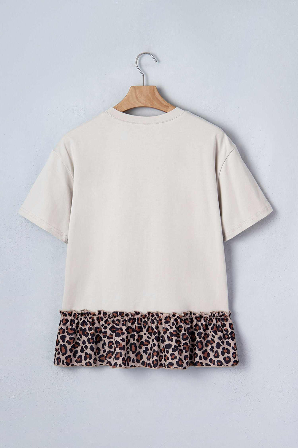 Retro cowgirl ruffle hem tee, view 3