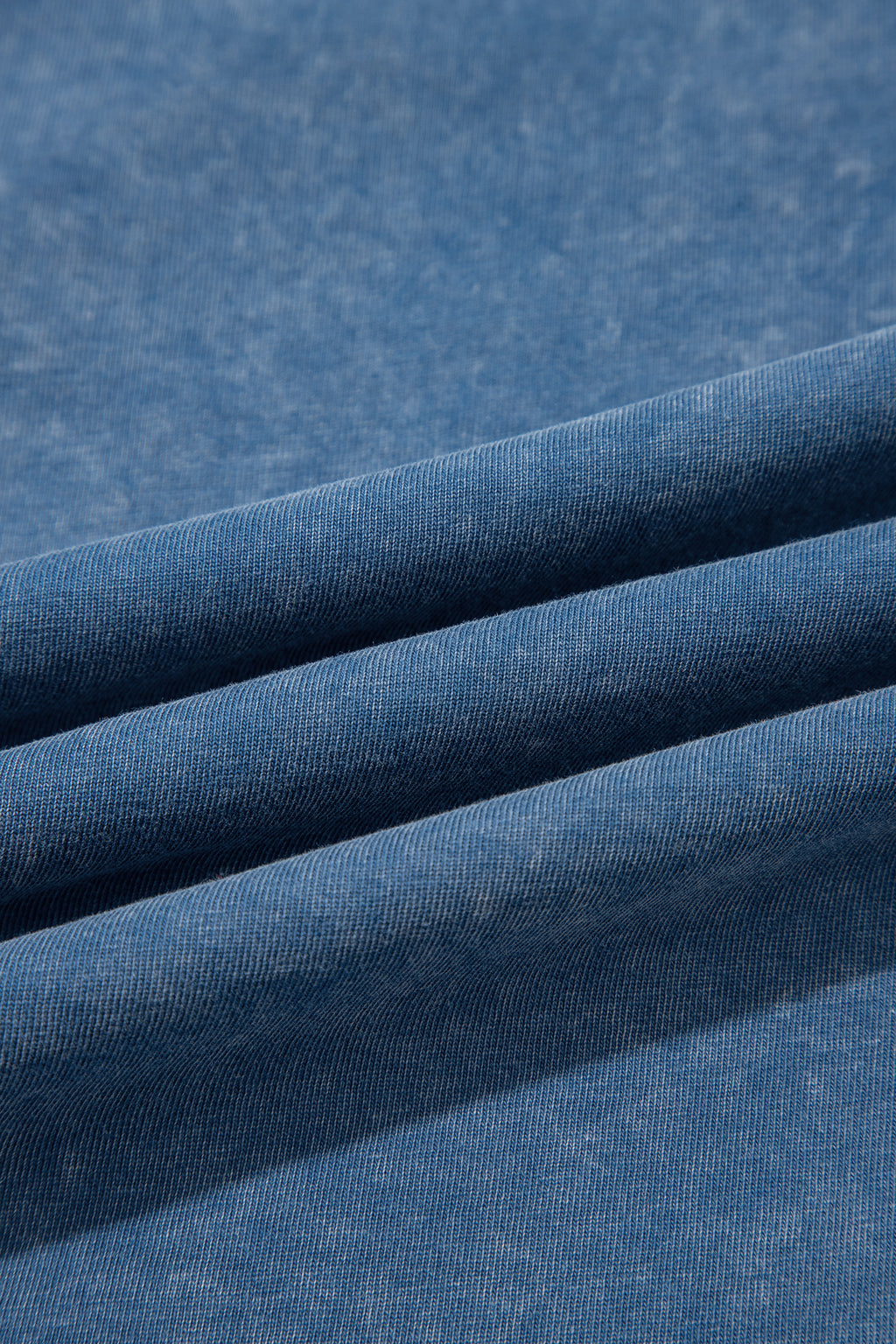 Blue mineral wash flare pants, view 11