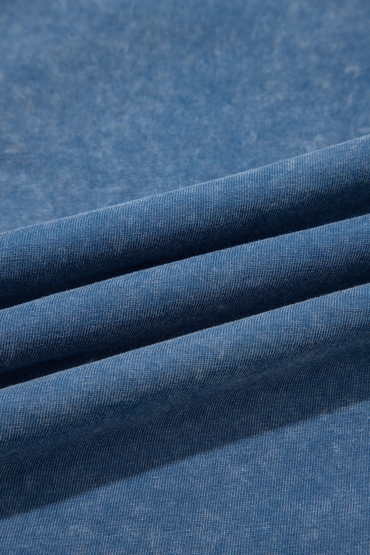 Blue mineral wash flare pants, view 11
