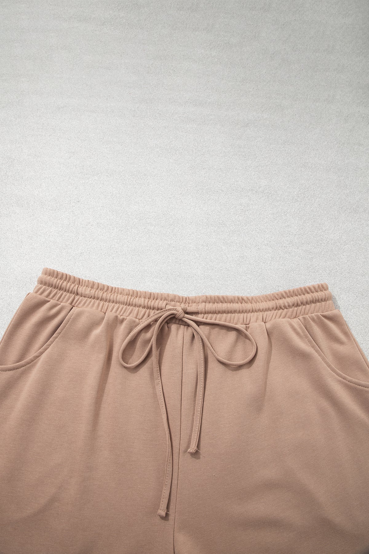 Khaki checkered plus size set, view 7