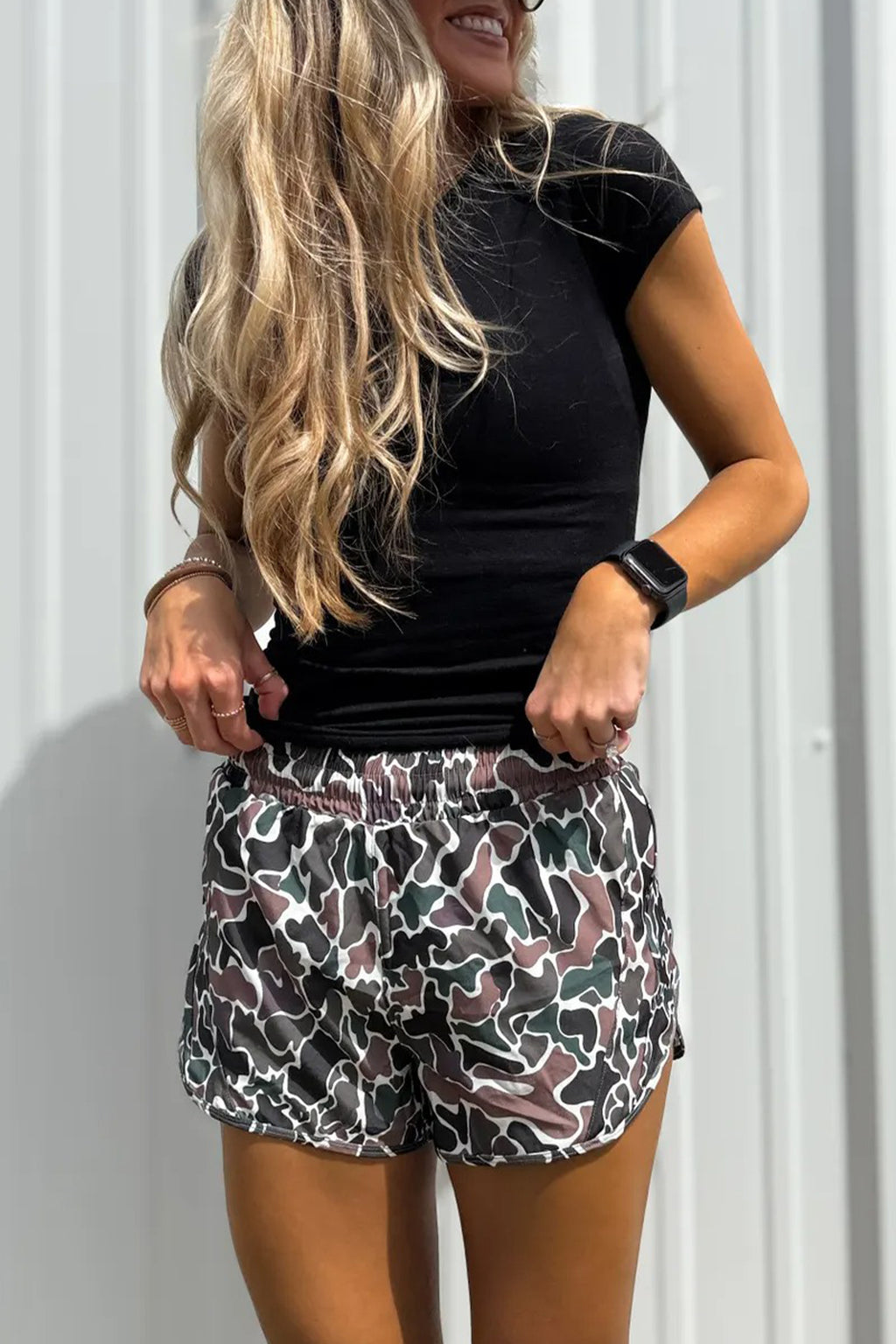 Multicolour Camouflage Print Athletic Lined Shorts Dear-Lover Dropshipping