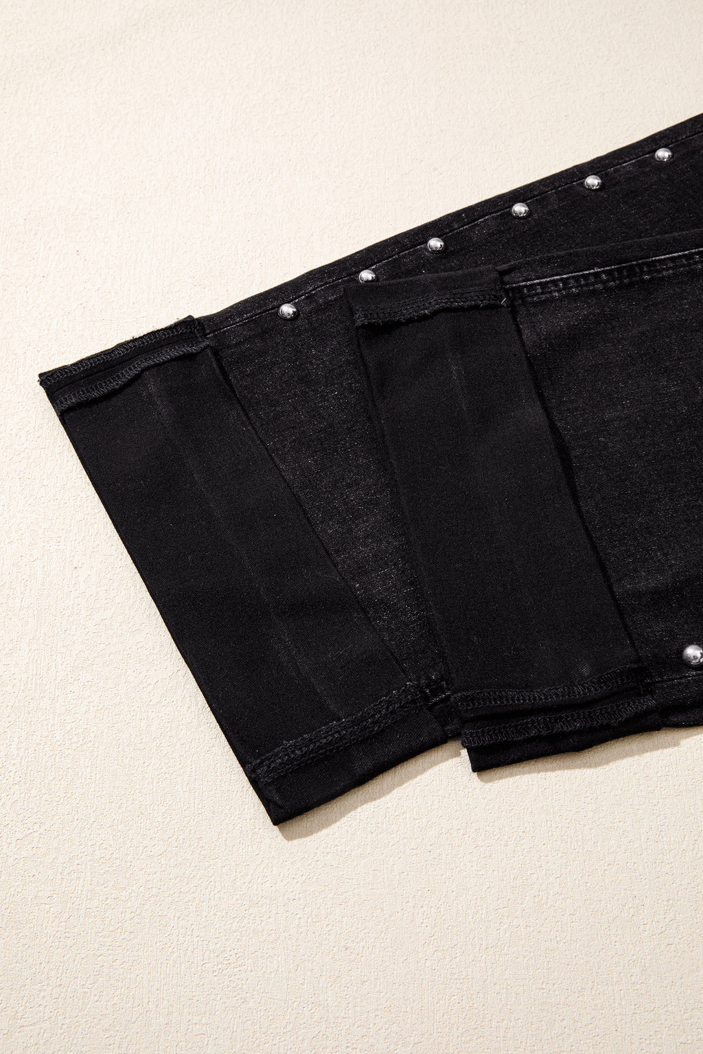 Black studded jeans, view 12