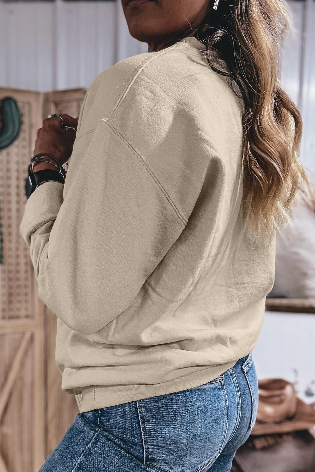 God Is Good embroidered sweatshirt, alternate view