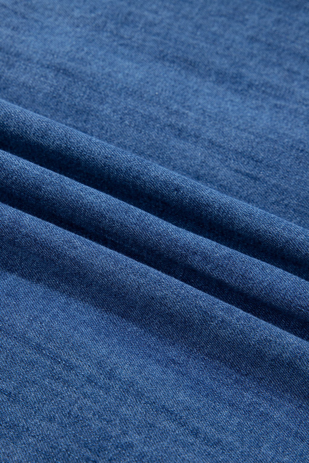 Sail blue tunic denim shirt, view 20