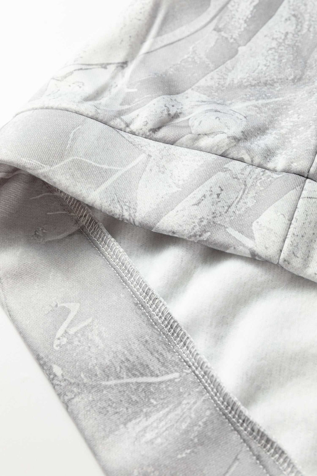 Gray Plus Size Camouflage Woodland Print Oversized Sporty Hoodie BD Boutique
