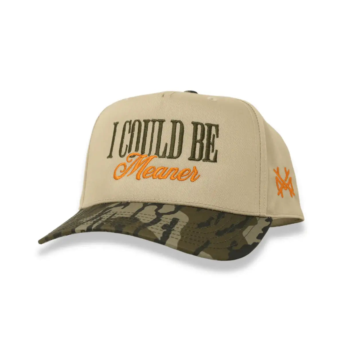 I Could Be Meaner Hat - Retro Bottomland/Natural