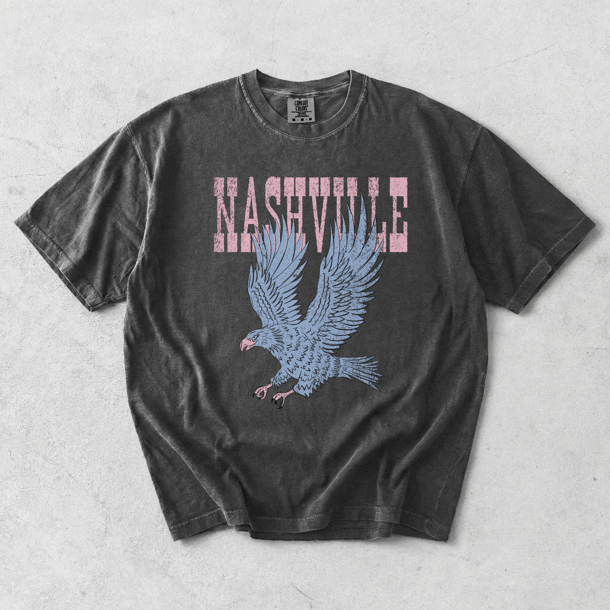 Nashville Eagle Graphic Tee | Vintage Country Concert Shirt